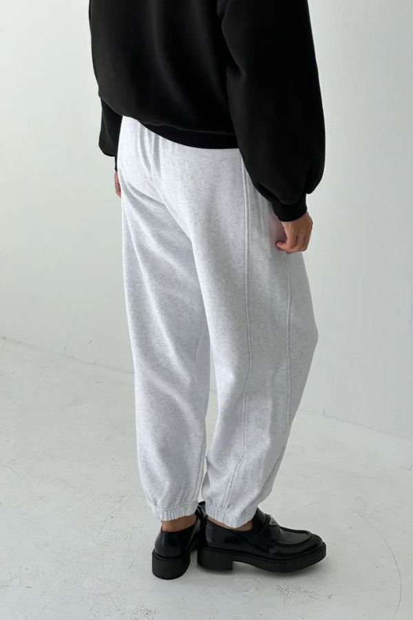 Le Bon Shoppe French Terry Balloon Pant - Icy Grey