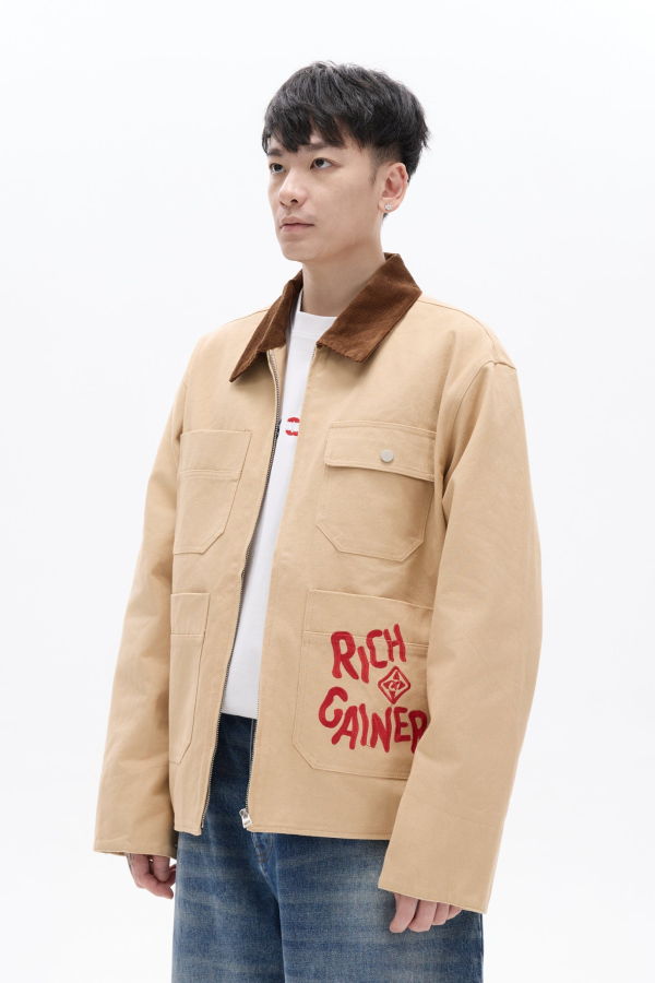 RICHGAINER Tiger Jacket - Beige