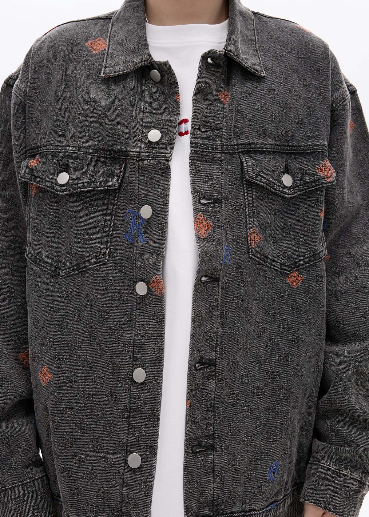 RICHGAINER Denim Jacket - Black - Image 5 of 7