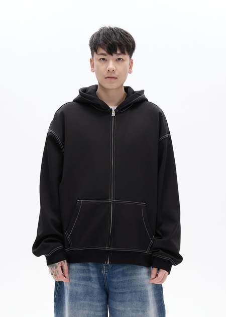 Human Made Zip-up Hoodie - Black | Garmentory