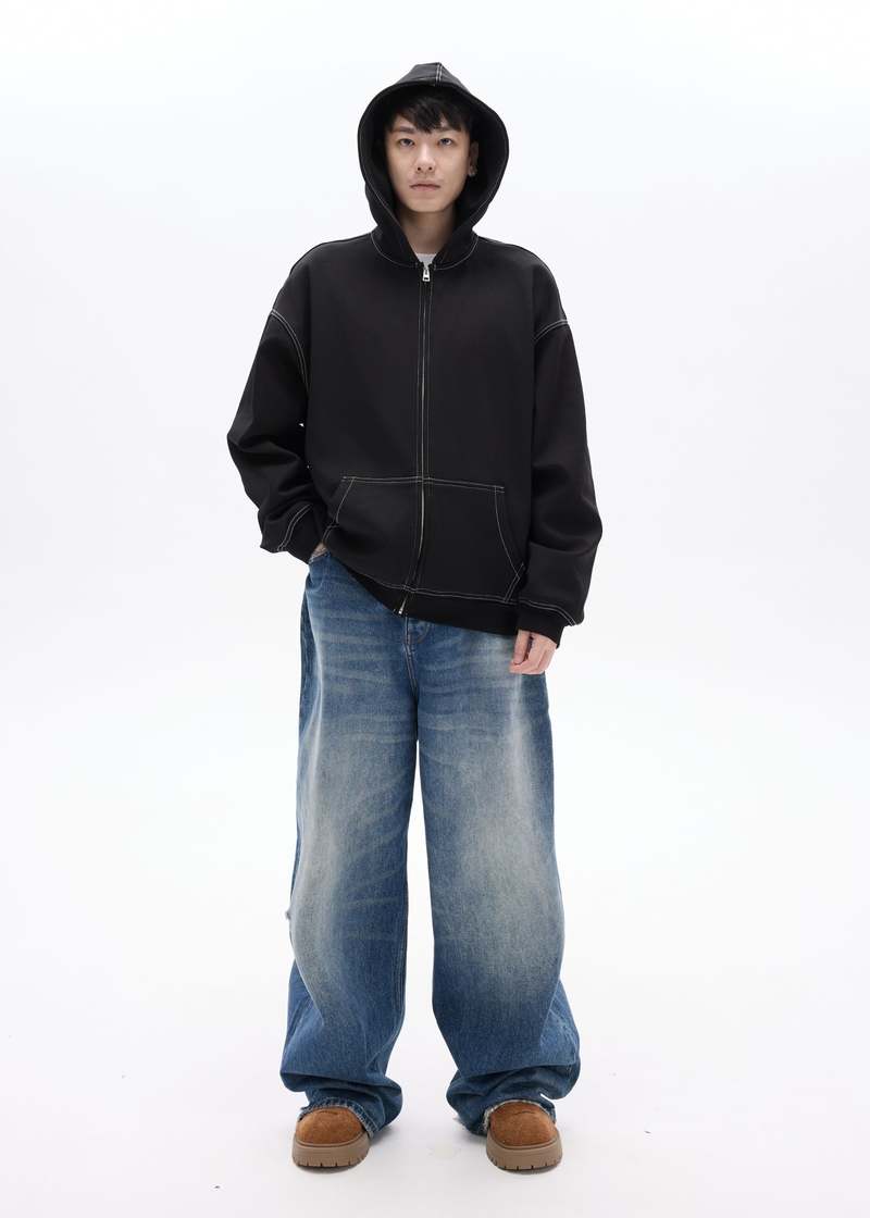 RICHGAINER Zipup - Black