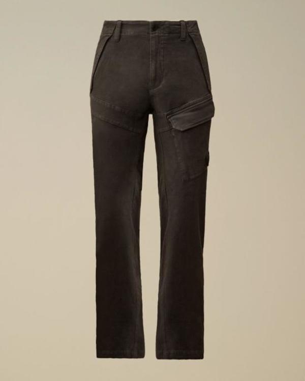 C.P. Company Straight Pants - Dark Shadow