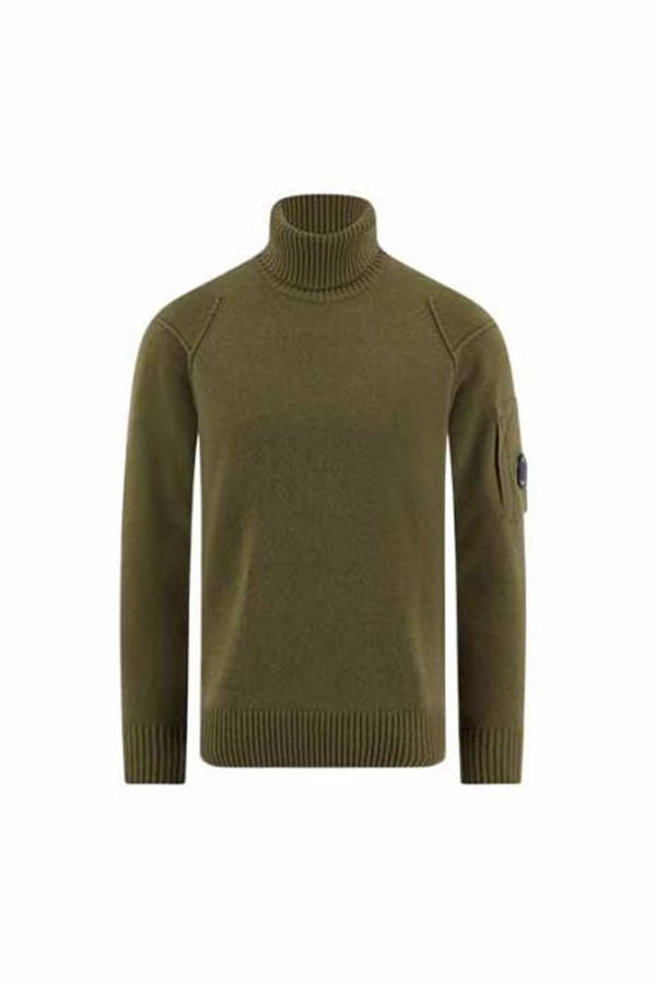C.P. Company Turtleneck Sweatshirt - Ivy Green