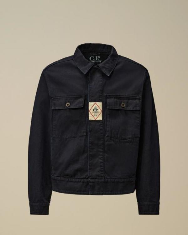 C.P. Company Denim Normal Washed Denim Jacket - Denim Normal Washed