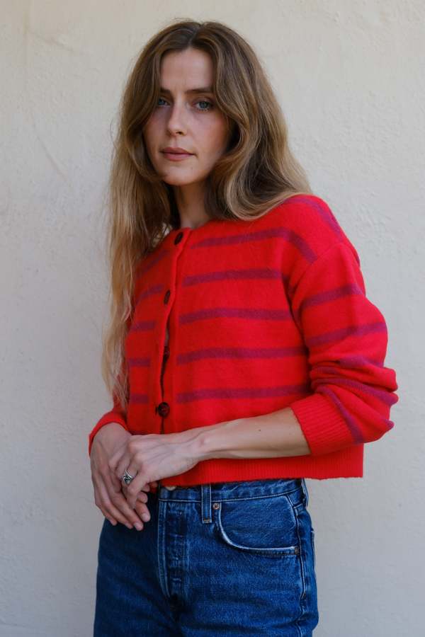 Callahan Fiona Cardigan - Red