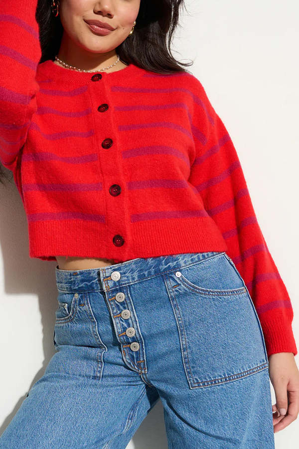 Callahan Fiona Cardigan - Red