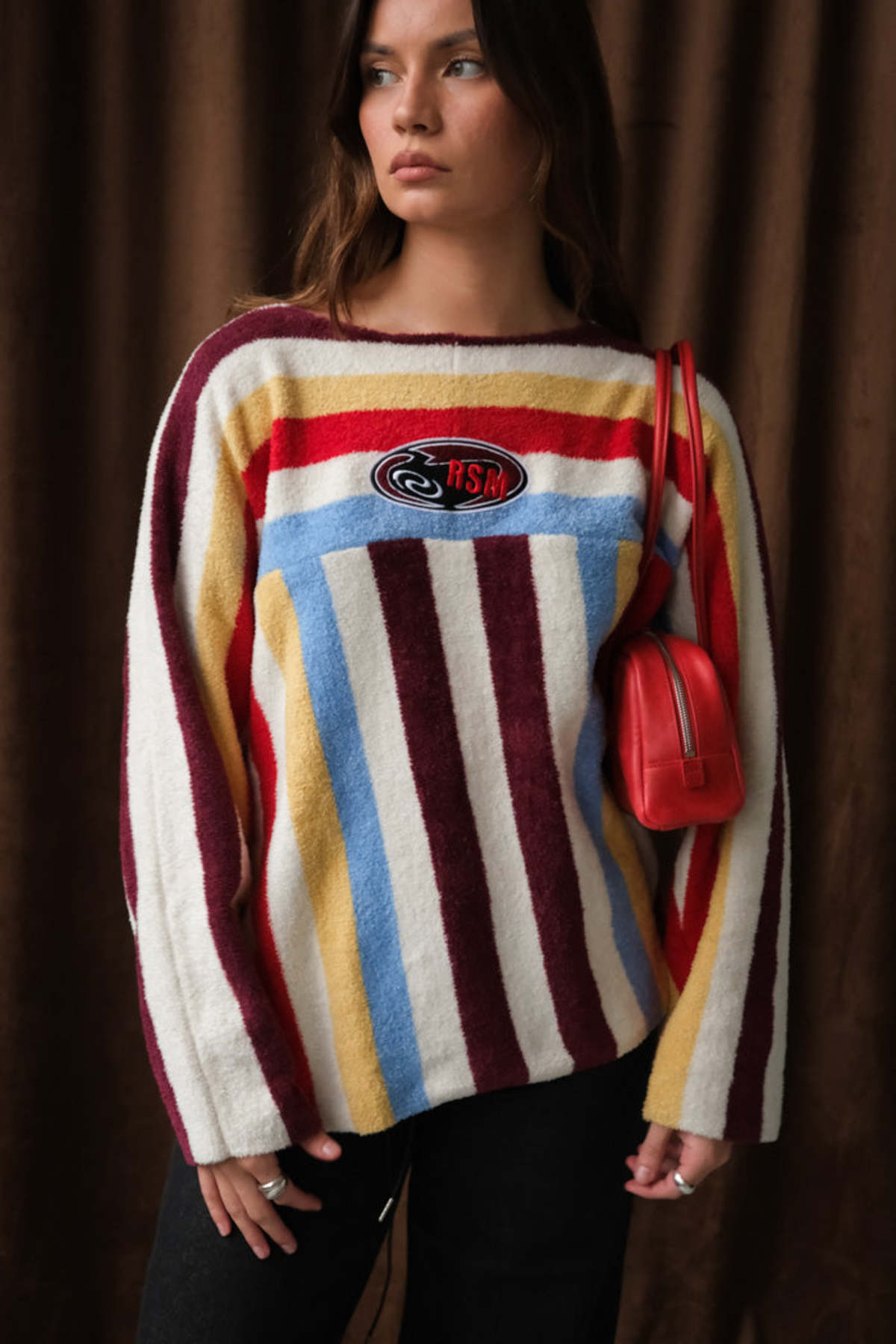 RÉSUMÉ Henley Knit Pullover - Multi - Image 2 of 7