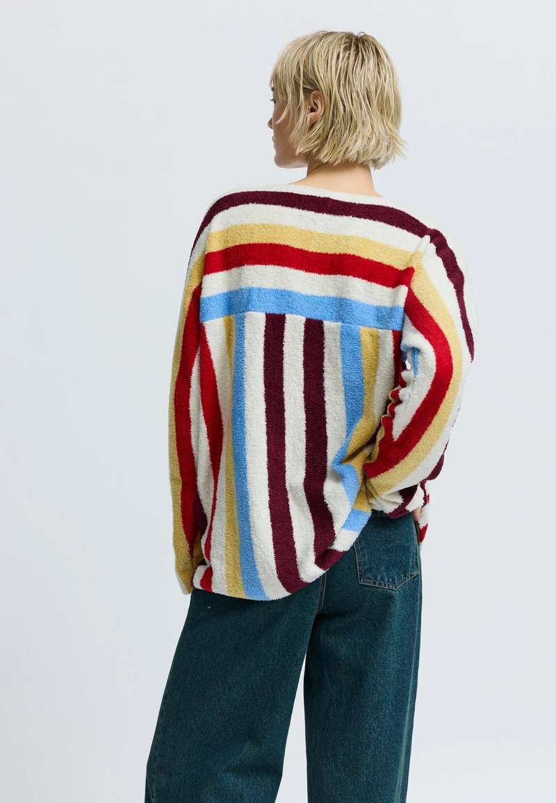 RSUM Henley Knit Pullover - Multi