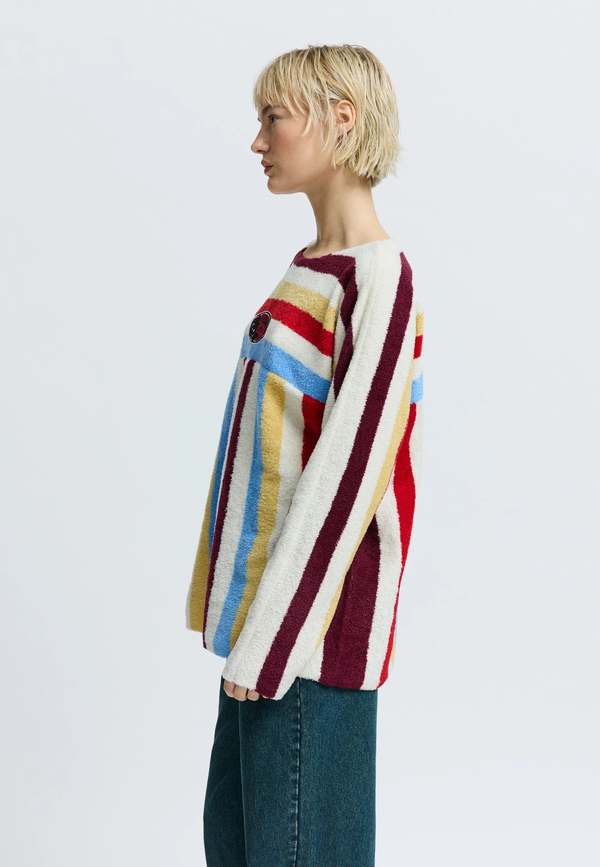 RSUM Henley Knit Pullover - Multi