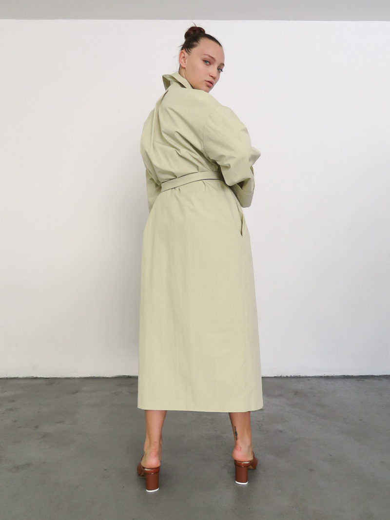 SAMUJII BUNKO COAT - SAND
