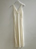 Hey Jude Vintage Ivory Antique Silk Maxi Dress - Thumbnail 2