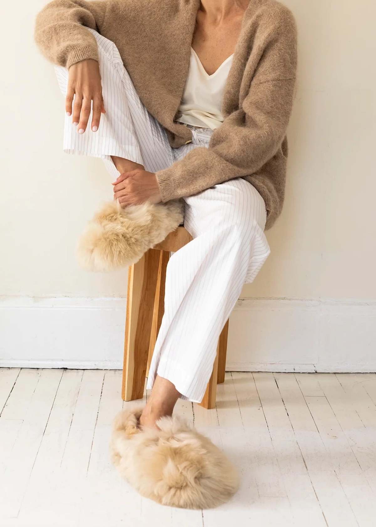 Intiearth Cozy Alpaca Slipper - Image 1 of 5