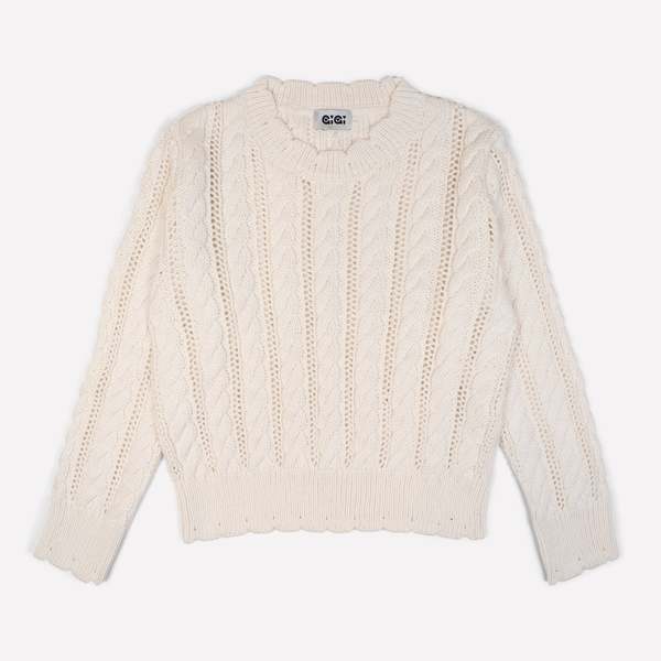 Gigi Knitwear Ailis Eyelet Sweater