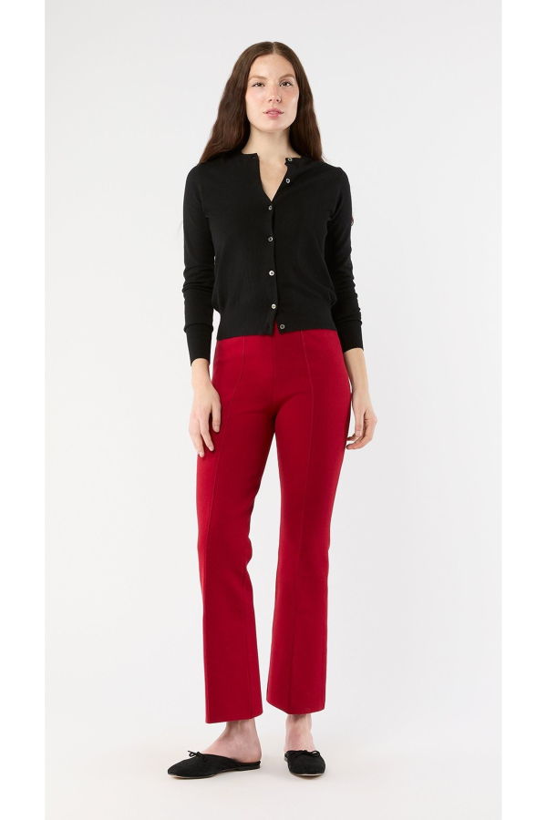 MASHBURN Lara Pant - Red Supima Cotton