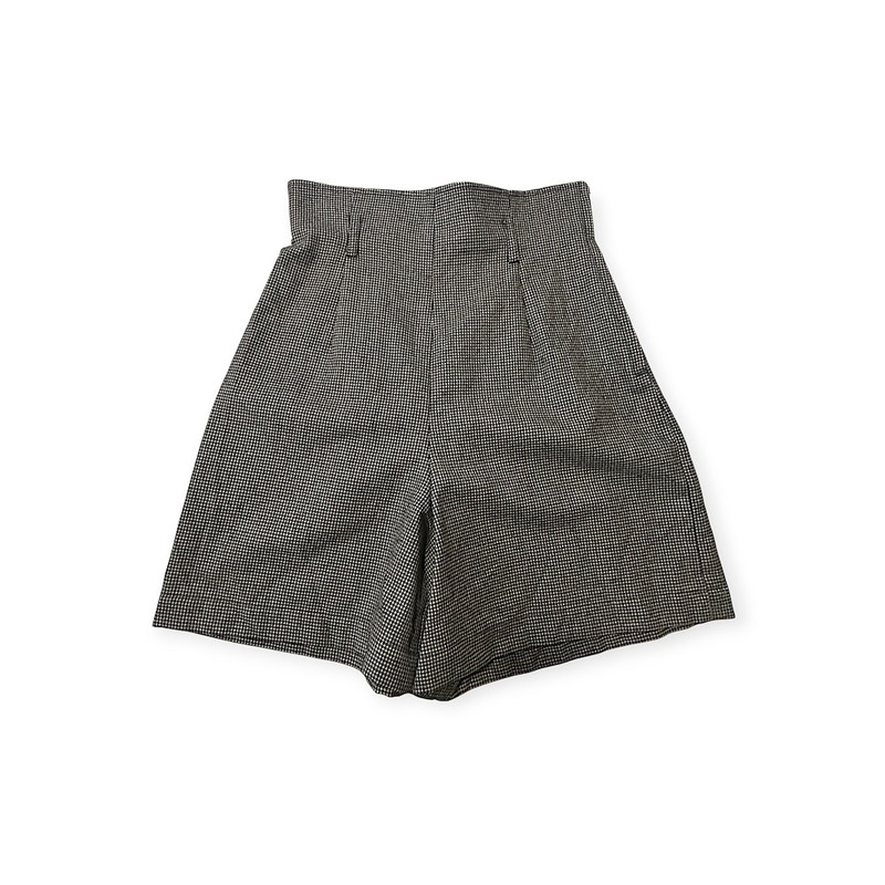 Comme des Garons Houndstooth Wool Shorts
