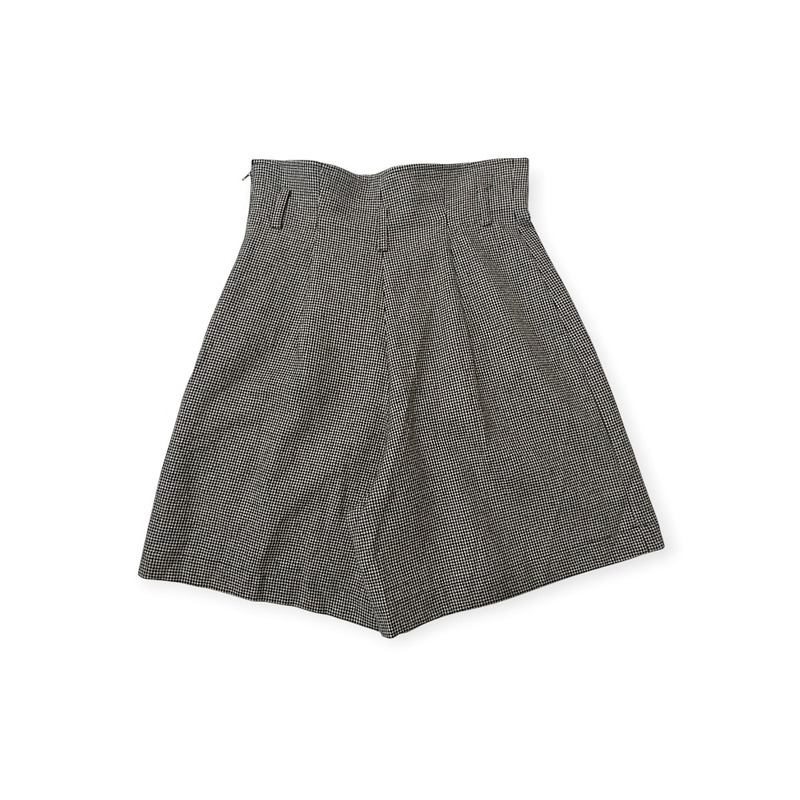 Comme des Garons Houndstooth Wool Shorts