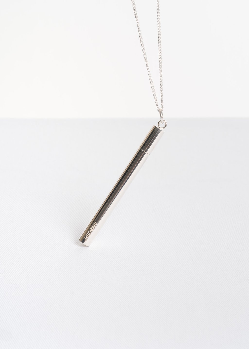 ambush cigarette case Ambush Silver SSS Cig Case Necklace - SILVER