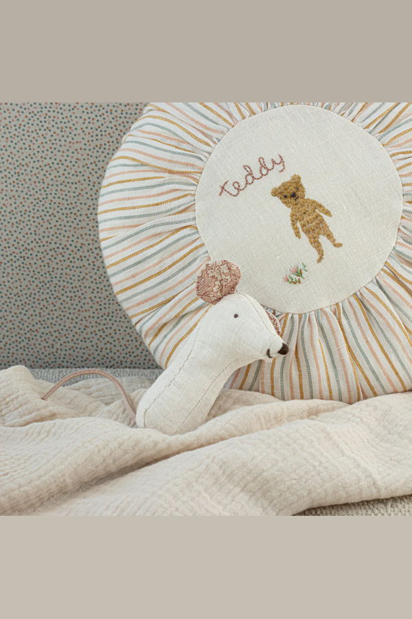 Maileg Lullaby Friends Mouse Rattle - Cream