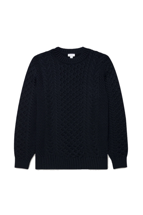 Sunspel Cable Knit Jumper