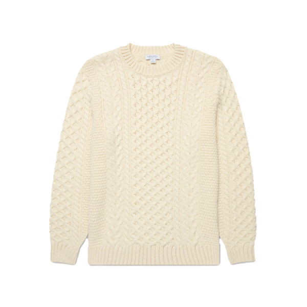 Sunspel Cable Knit Jumper