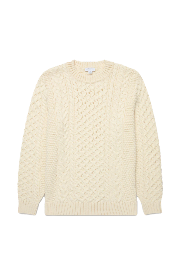 Sunspel Cable Knit Jumper