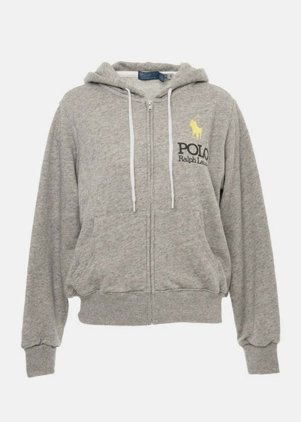 Polo Ralph Lauren Polo Pony Zip-Up Hoodie - Dark Vintage Heather