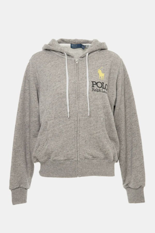 Polo Ralph Lauren Polo Pony Zip-Up Hoodie - Dark Vintage Heather