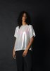 Conifer Shimmer Tee - White/Silver - Thumbnail 1