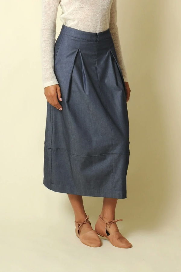 conifer Barrel Skirt - Denim