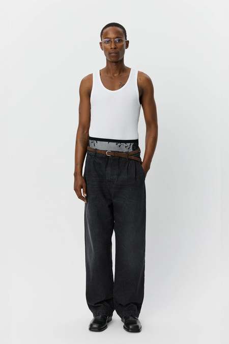 mfpen Frame shirt - black tartan check | Garmentory