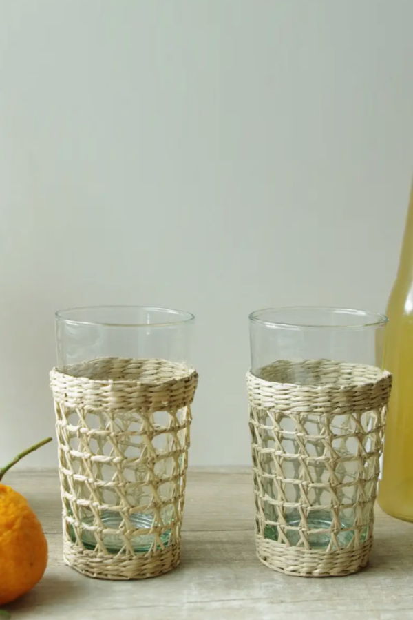 Be Home Seagrass Cage Highball