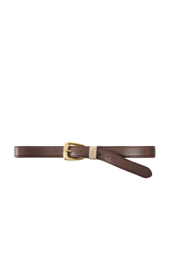 Veronica Beard Arch Belt - Espresso