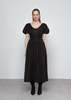 esthe Taffeta Puff Sleeve Volume Dress - Thumbnail 1