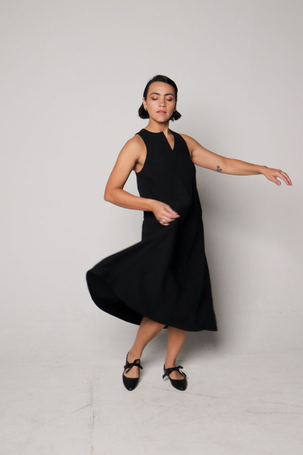 INTENTIONALLY __________. Peak Leather Ballet Flat