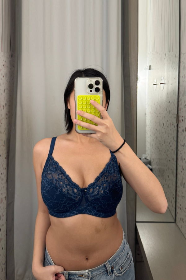 Montelle Muse Full Cup Lace Bra - Cambridge Blue