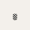 Adina Reyter Silver Black Ceramic Checkerboard Big Bead - Thumbnail 3