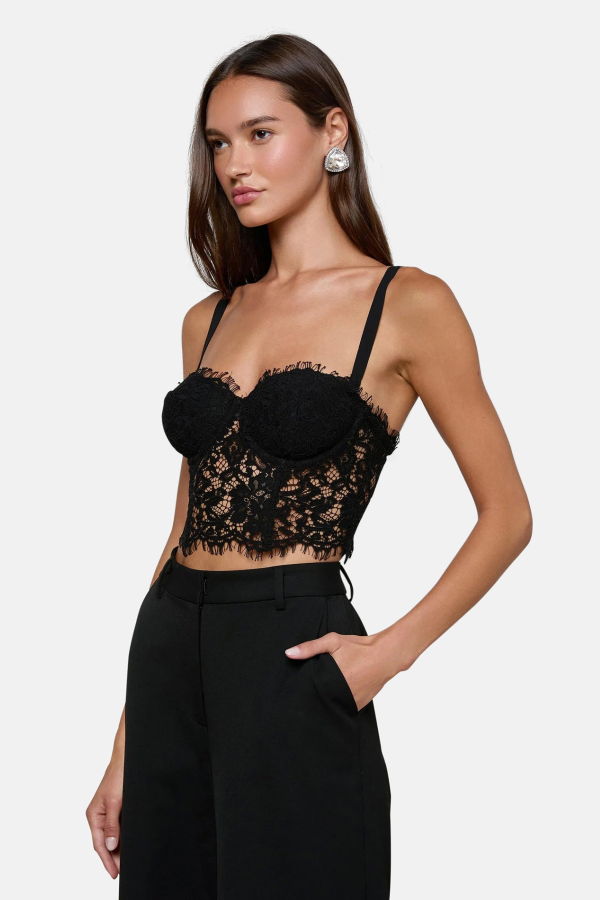 L'agence Raquel Lace Bustier