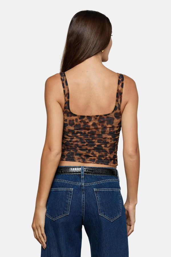 L'agence Rasha Shirred Tank