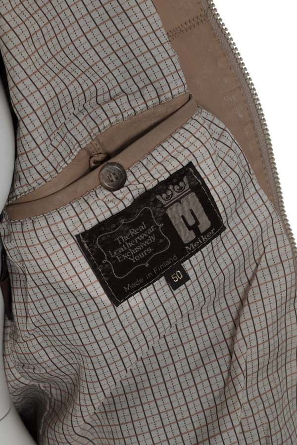 Meiker (Finland) Vintage, 1980s, Lamb Nappa