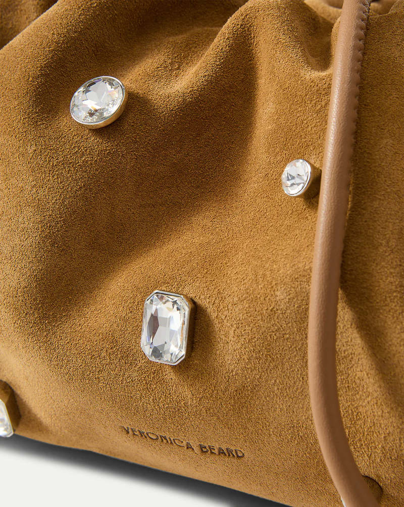 Veronica Beard Small Crystal Stash Bag - Acorn