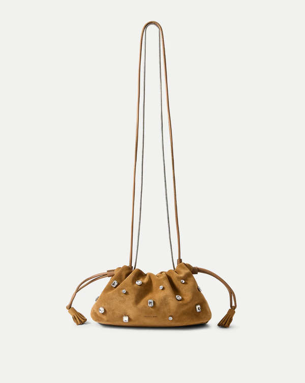 Veronica Beard Small Crystal Stash Bag - Acorn