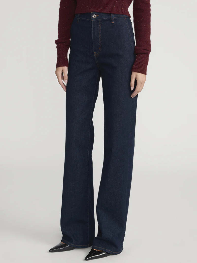 Frame Straight Trouser - Rinse