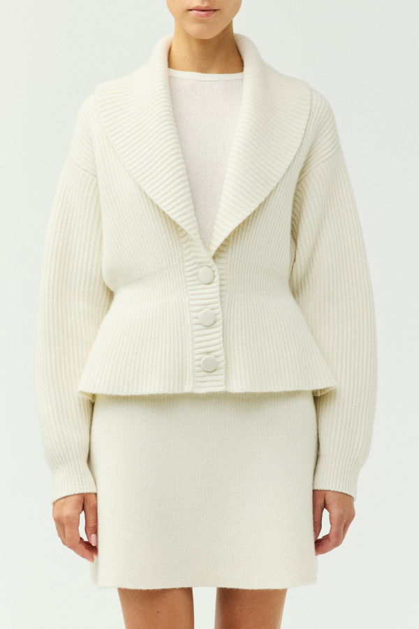 Lisa Yang Alessandra Cardigan - Cream