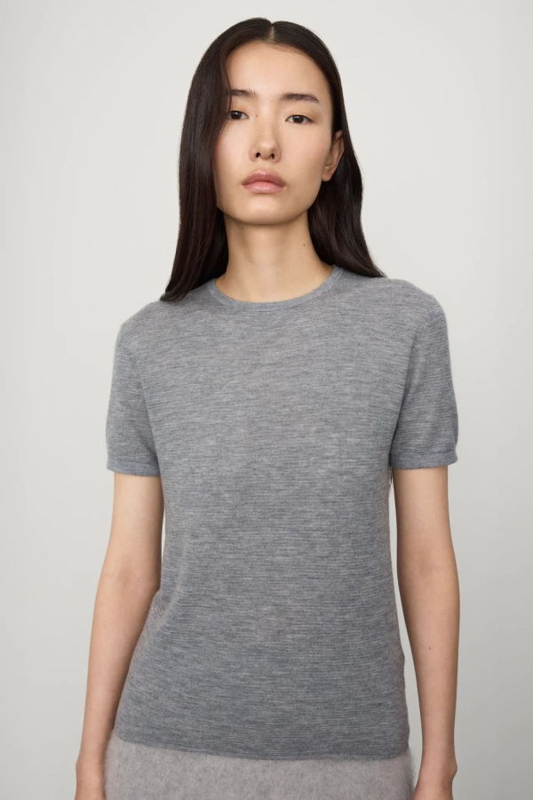 Lisa Yang Ira T-Shirt - Dark Mist
