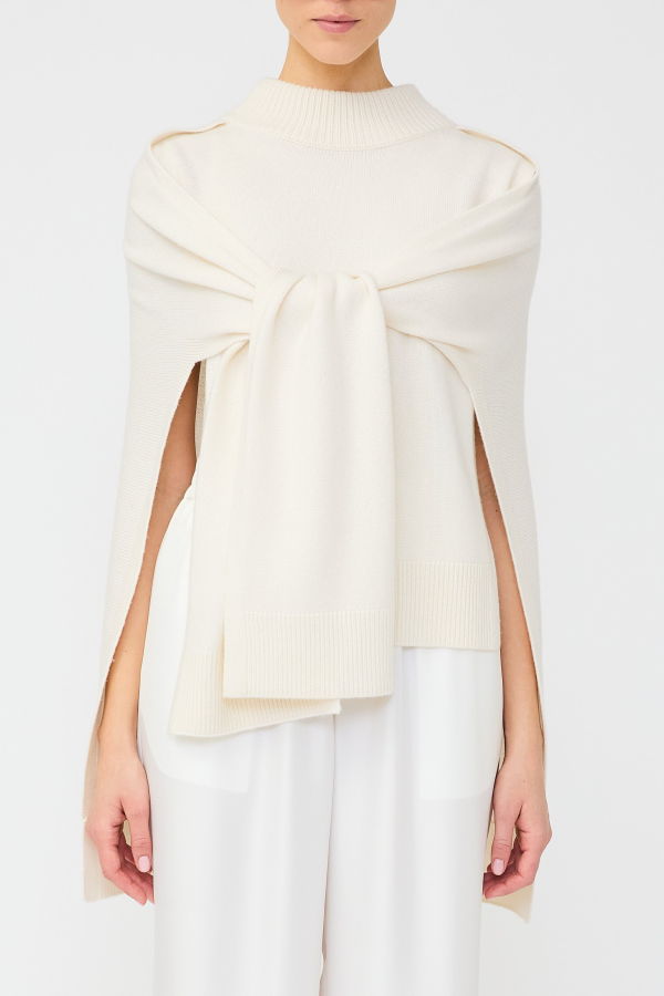 Lisa Yang Simoni Cape - Cream