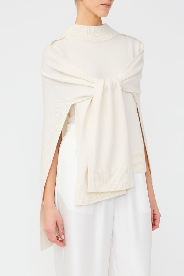 Lisa Yang Simoni Cape - Cream