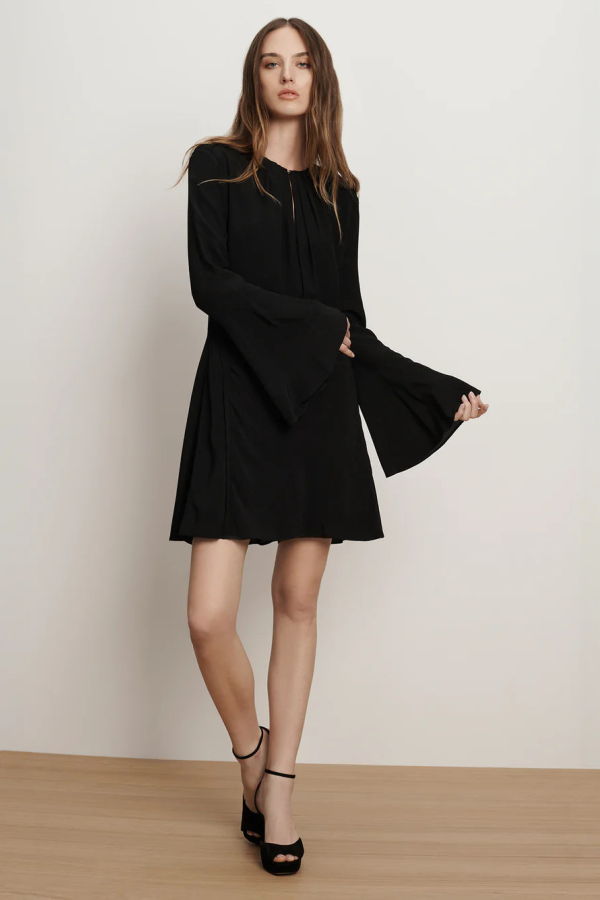 Veronica Beard Mini Ezri Dress - Black