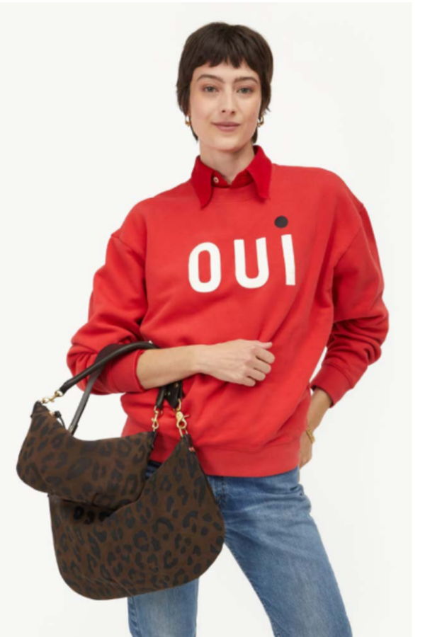Clare V. Sweatshirt Oui Sweatshirt
