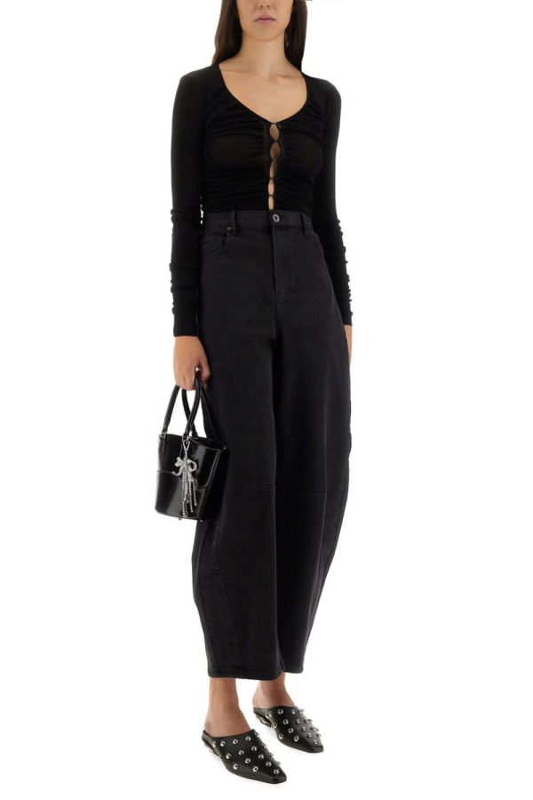 Self-Portrait Viscose Knit Top