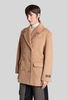 Ganni Coat - Beige - Thumbnail 4